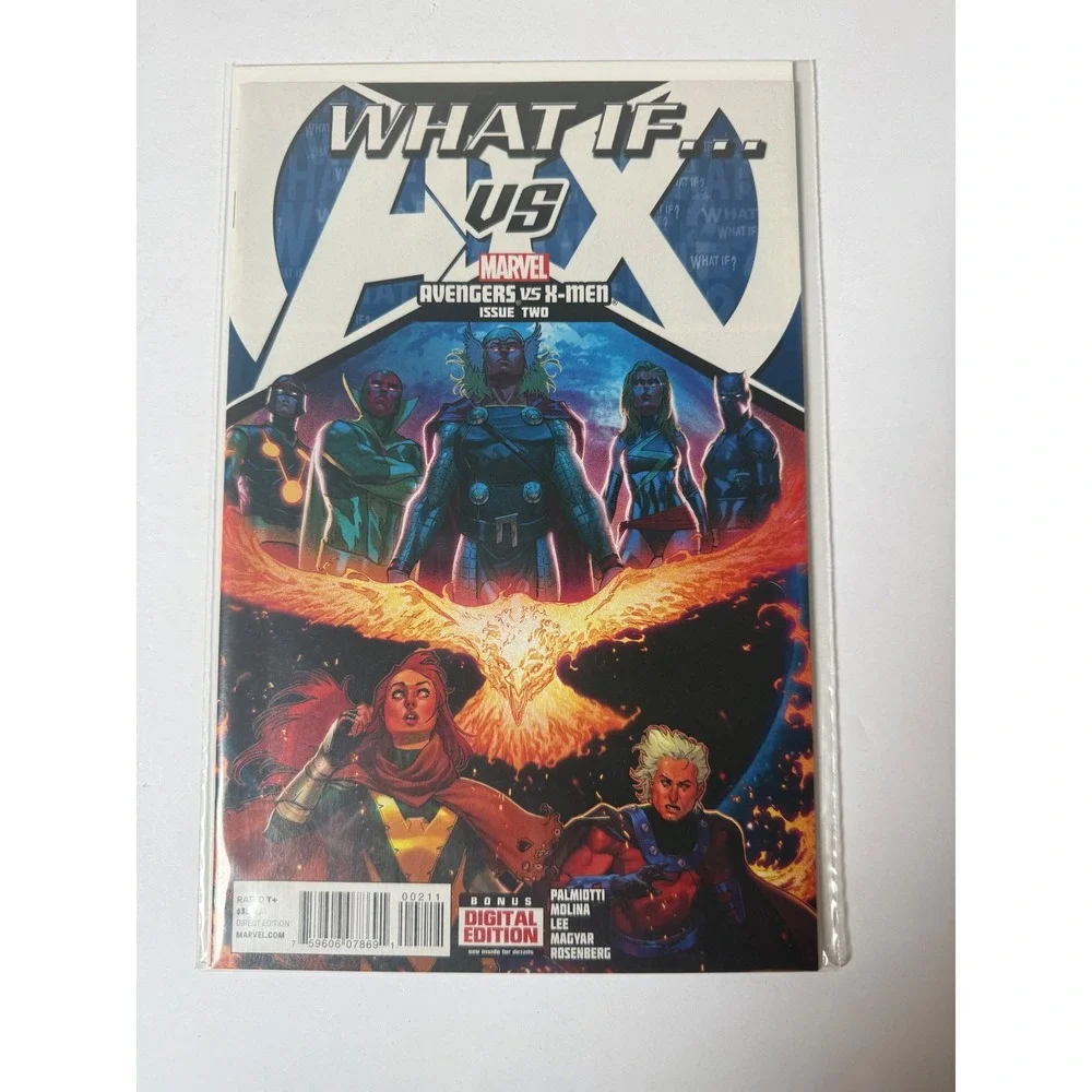 Marvel What If? Avengers vs X-Men #2‎ 2013 Thor Black Panther Vision